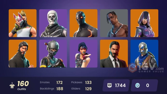 FA - [PSN/SWITCH/PC] 159 skins | OG STW | Sparkle Specialist | The Reaper | Glow | Blue Squire | Elite Agent | Travis Scott | John Wick