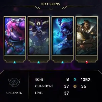 [EUW SERVER] Unranked Smurf Account ◈ UNRANKED ◈ lvl 30 + ◈ 10 Unranked Games ALREADY PLAYED ◈ NO EMAIL ACCESS ◈ EUROPE WEST ◈ #AQ45