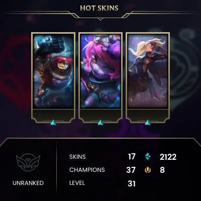 [EUW SERVER] Unranked Smurf Account ◈ UNRANKED ◈ lvl 30 + ◈ 10 Unranked Games ALREADY PLAYED ◈ NO EMAIL ACCESS ◈ EUROPE WEST ◈ #AQ43