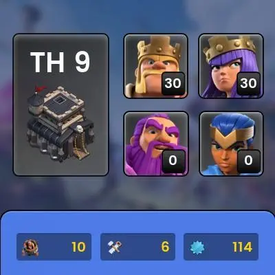 [Code 8766] Th9 XP 114 / Semi Max / Very Cheap