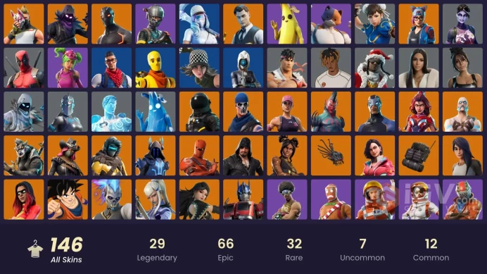 [XBOX/NINTENDO/PC]144 skins | Elite Agent | Blue Striker | Prodigy | Sultura | Rogue Agent | Carbon Commando | Point Patroller CC211