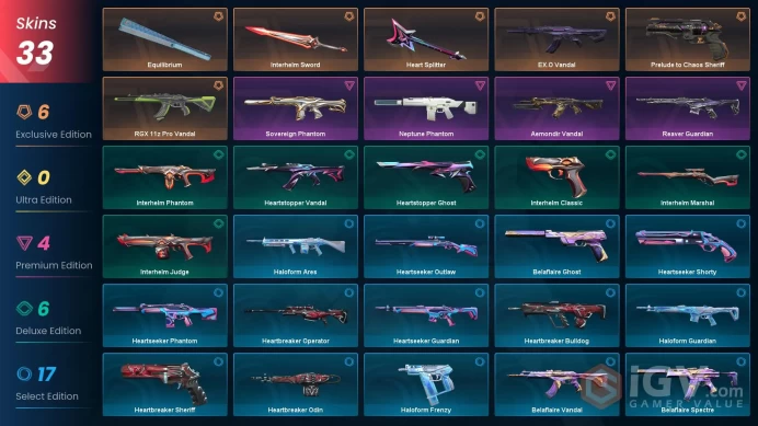 【EU】Diamond + 3 Knife, 3 Vandal, 2 Phantom, 1 Sheriff, 1 Guardian + Full Access + Changeable Email + Instant Delivery + Hand Made + 24/7 Support