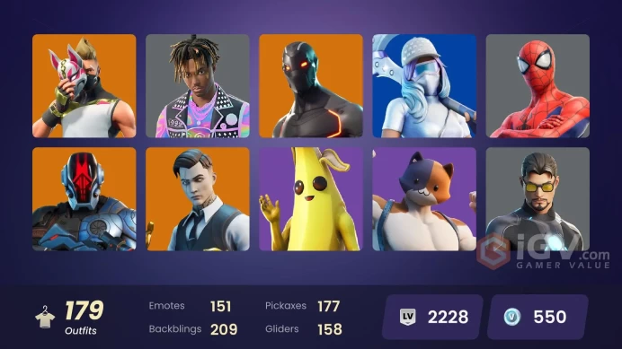 PC/XBOX | 169 TOP SKINS | 8 YELLOW | Rogue Agent | Love Ranger | Omega | Ultima Knight |Dark Vanguard | FULL ACCES