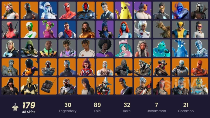 PC/XBOX | 169 TOP SKINS | 8 YELLOW | Rogue Agent | Love Ranger | Omega | Ultima Knight |Dark Vanguard | FULL ACCES