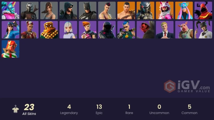 13960[PC/PSN/XBOX]Cloud Striker|Vi|Predator|Menace|Alli|Mandalorian|Lara Croft|TheGrefg|Batman Zero|Green Arrow|Lexa|Tarana