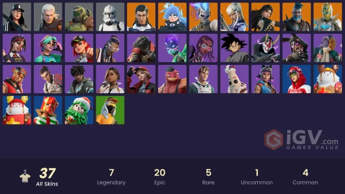 [PC/XBL/PSN] 37 Skins | 1350 VB | 12 Shop Items
