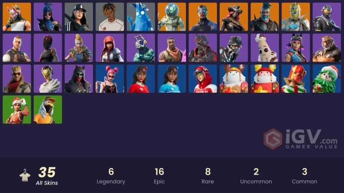 [PC/XBOX/NINTENDO] 35 skins | Rogue Agent | Rust Bucket | Take The Elf | Surf Witch | Calamity Stage 5 Jon368