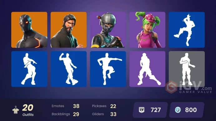 20 SKINS + THE REAPER + TAKE THE L + ELITE AGENT + FIXER + RUST LORD + OMEGA + CARBIDE + MOONWALKER + DARK VOYAGER + THE VISITOR + ZOEY