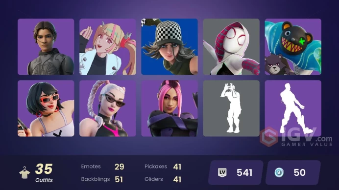 PC,PSN,XBOX 35 SKINS FA - POLO PRODIGY - CHANI - GOKU,STARFLARE,ITACHI,NOG OPS,GERALT,SELENE RK945