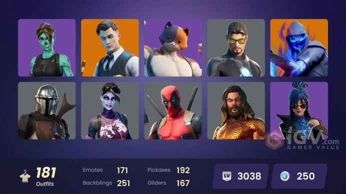 PC,PSN,XBOX 181 SKINS FA - FIXER,JOLTARA,GOKU,OPTIMUS,BLAZE,ETERNAL/ULTIMA KNIGHT,GHOUL TROOPER,BATMAN,MILES MORALES,MESSI,BASH,AANG RK963