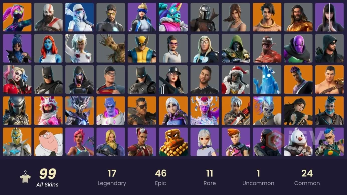 [PC/XBOX] 97 skins | | Kratos | Neo Versa | Vi | Fade | Spectra Knight | Era | Spire Assassin | Predator | Menace G67