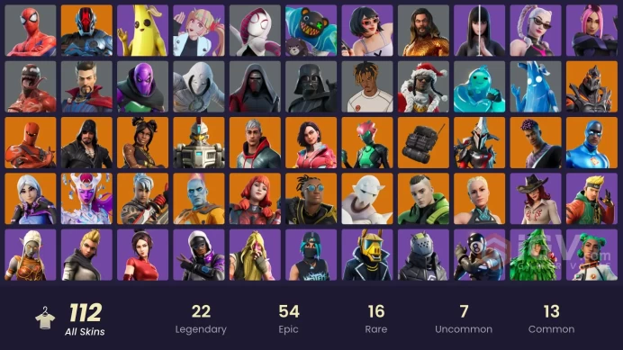 spent 182$ [PC/XBOX] 110 skins | | Fashion Banshee | Shady Doggo | Snake Eyes | Luxe | The Imagined | Ronin | Torin | The Origin G32