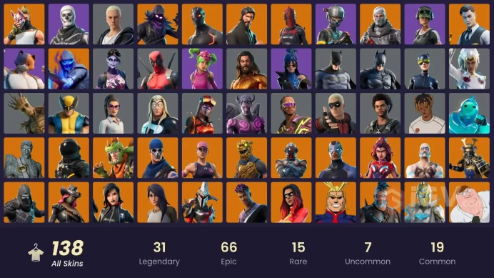 [PC/PSN/XBOX] FA 138 SKINS | OG STW | THE REAPER | SKULL TROOPER | ELITE AGENT | OMEGA | TRAILBLAZER | RUST LORD | MERRY MARAUDER |