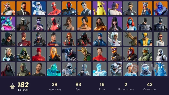 [PC/PSN/XBOX] 182 skins | Eon | Master Chief | Gold Midas | Gold Brutus | Ronin | Zenith | Predator | Menace |Y304