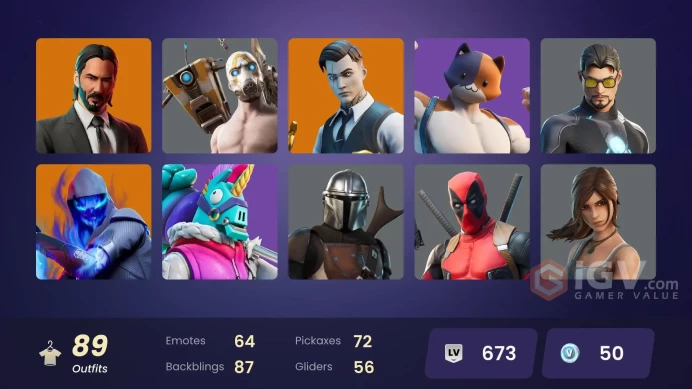 [PSN/XBOX/PC] 89 skins | The Scientist | John Wick | Alli | Fusion | Gear Specialist Maya | Mecha Cuddle Master | Catalyst | Kymera | Zero | 