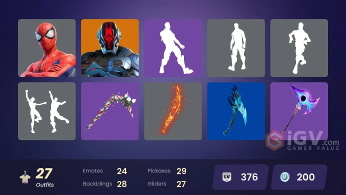[PC/PSN/XBOX][Instant change mail] 27 skins | The Imagined | Paradigm (Reality-659) | The Origin | Ronin | The Foundation | Spider-Man