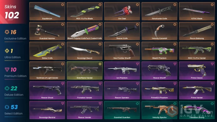 EU 102 skins | Xenohunter Knife | RGX 11z Pro Blade | BlastX Polymer KnifeTech Coated Knife | Recon Balisong | Reaver Knife Neo Frontier Sheriff