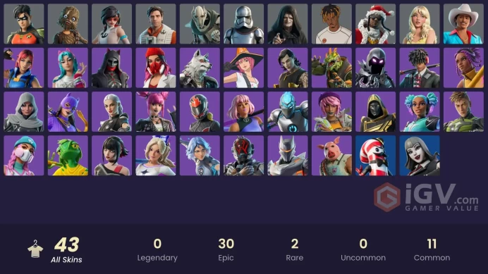 [ALL PLATFORMS]-43 Skin-FULL ACCESS-