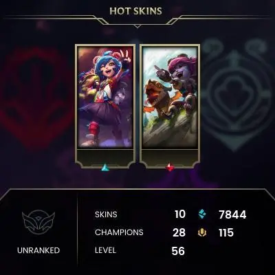 [Code 8864] Level 56 + 9 Skins / LAS / Very Cheap