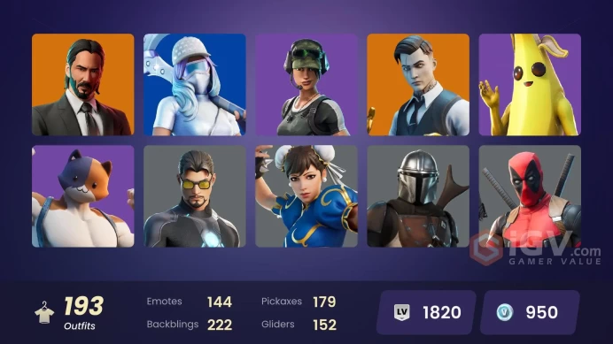spent 176$ [PC/PSN/NINTENDO] 153 skins | | Trailblazer | Gear Specialist Maya | Hybrid | Ruin | Midas | Zeus | Snap | Son Goku GGg8