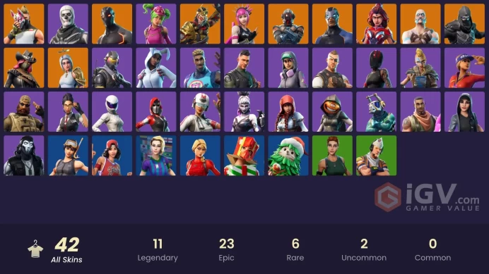 [PC/XBOX/PSN/SWITCH] 42 skins | Rogue Agent | Grind | STAGE 5 - No shoulder pad | Ark | Enforcer | Omega | The Visitor | Power Chord | 750 VB