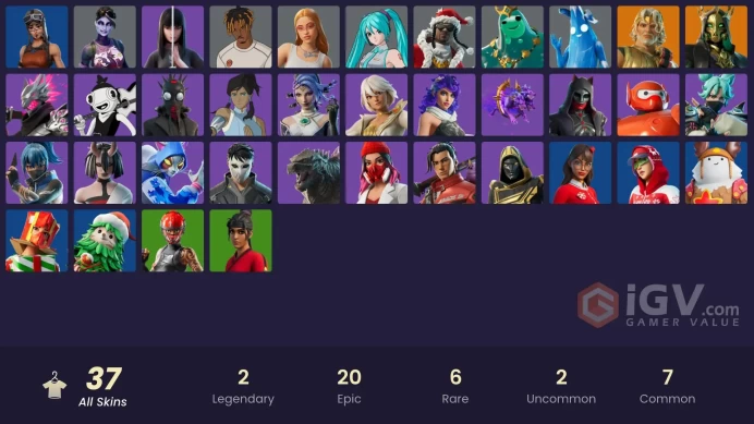 [PC/XBOX/PSN/SWITCH] 37 skins | Renegade Raider | Heron Stance Hero | Immortal Form | Immortal Zeus | Dark Bomber | Magmatic Poseidon |