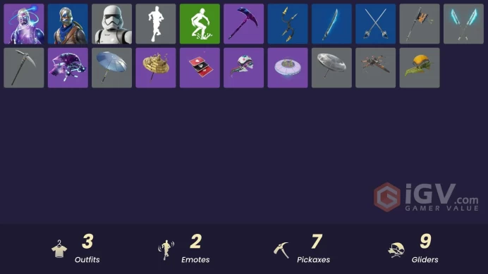 GALAXY + BLUE SQUIRE + STELLAR AXE (OG ACCOUNT)