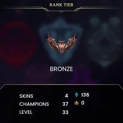 [EUW/S15-S3]- Bronze III / Fresh / Changeable Mail | Instant Delivery | Lifetime Warranty | 100% Handmade & Secure | 24/7 Support