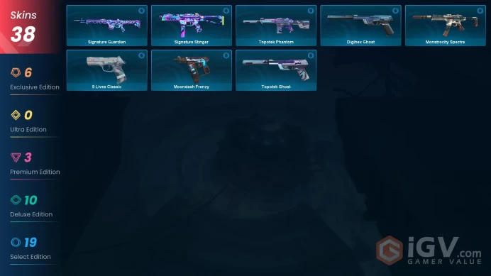 EU [ 38 TOP SKINS + 4 KNIFE ] Reaver Karambit + Neo Frontier Sheriff + RGX 11z Pro Phantom + Forsaken Vandal + Recon Balisong / full acces 