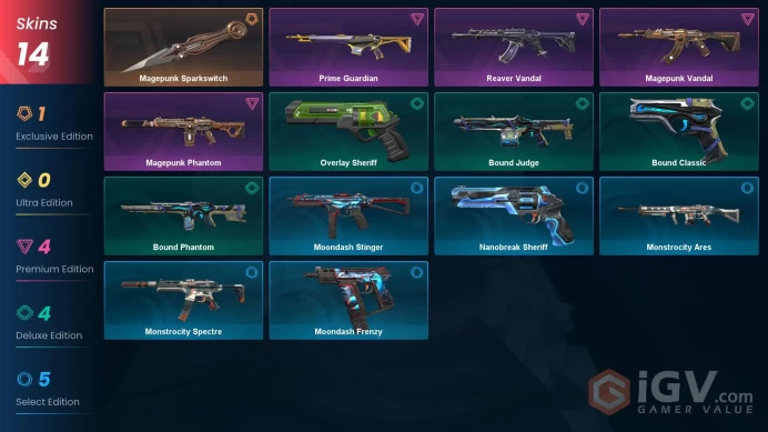 Eu West | Unranked | Magepunk Butterfly, Reaver, Butterfly Vandal +Skins|Changeable Mail | Instant Delivery | Lifetime Warranty | 100% Secure