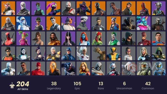 FA [PC]167 skins | OG STW | IKONIK | Travis Scott | The Reaper | Blue Team Leader | Take The L | Master Chief | Gold Kratos |