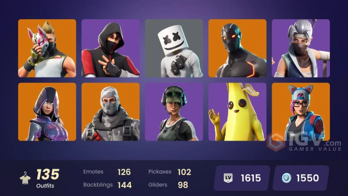 [PC] 112 skins | OG STW | IKONIK | Glow | Omega (stage 5) | Blue Striker | World Warrior | Juke | Havoc | Trailblazer | Sub Commander