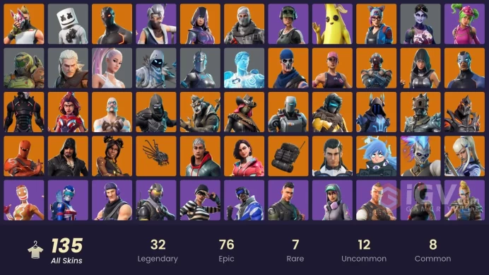 [PC] 112 skins | OG STW | IKONIK | Glow | Omega (stage 5) | Blue Striker | World Warrior | Juke | Havoc | Trailblazer | Sub Commander