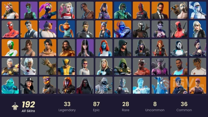 [PC] 192 skins | OG STW | IKONIK | Glow | Travis Scott | Fishstick (World Cup) | Gold Midas | Gold Brutus | Reflex | Drift | Polarity | Galaxia
