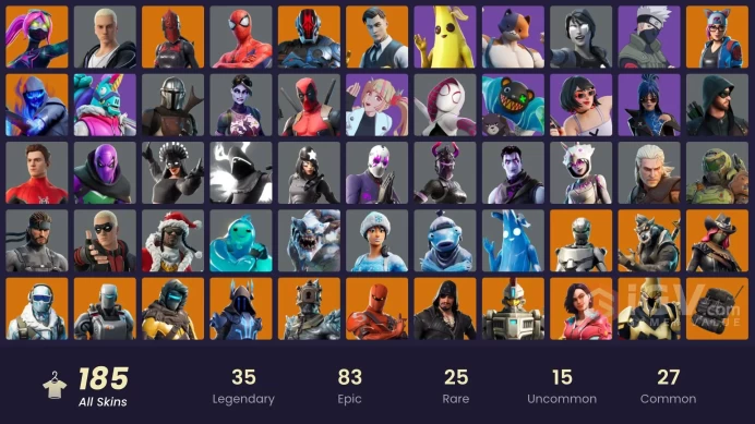 [PC] 176 skins | Eon | IKONIK | Candy Axe | Gold Midas | Strong Guard | World Warrior | Galaxia | Frostbite | Nezumi | Catalyst