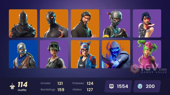 [PC] 84 skins | Black Knight | Blue Squire | Royale Knight | Elite Agent | Blue Team Leader | 