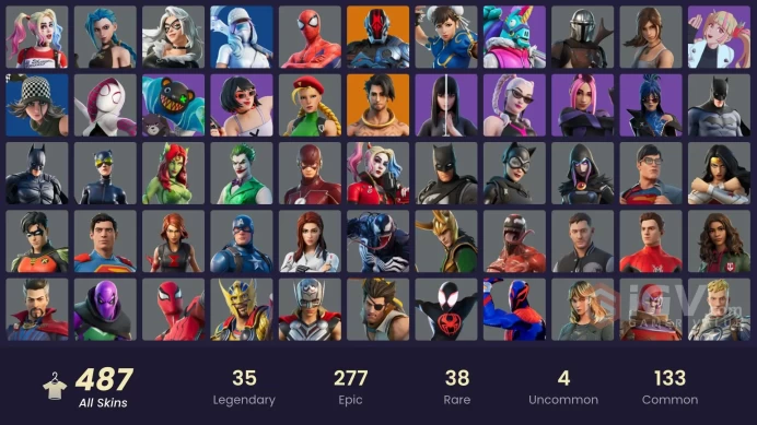 490 skins(you can linked all platform| New Save The World  ) 2321