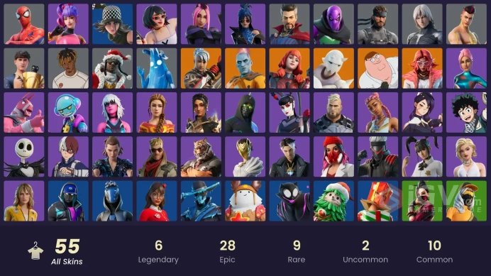 spent38$[PC/XBOX/]26 skins|Paradigm(Reality-659)|Ronin|The Foundation|Twyn|Spider-Gwen|Spider-Man|Polar Peely