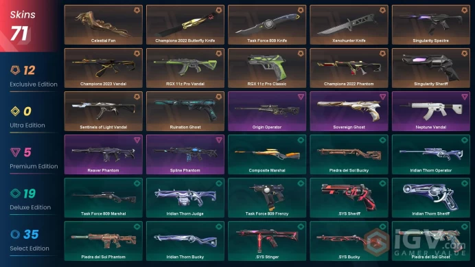 EU| Champions 2022 Bundle, Champions 2023 Vandal, Xenohunter Knife, Sentinels Of Light Vandal, Singularity Sheriff,Neptune Vandal,Reaver Phantom
