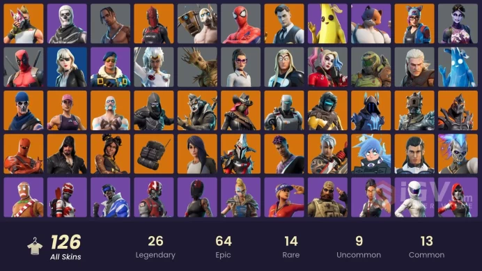 [PC] FA 126 SKINS | OG STW | IKONIK | TRAVIS SCOTT | SKULL TROOPER | ROYALE BOMBER | MERRY MARAUDER | PSYCHO BANDIT | PEELY | AGENT PEELY |
