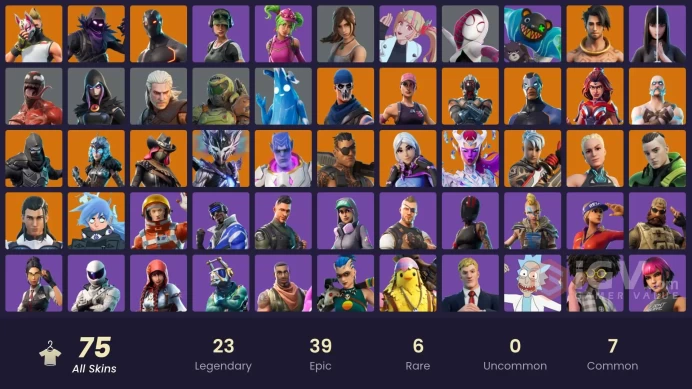 [PC/PSN/XBOX] FA 75 SKINS | OG STW | OMEGA | TRAILBLAZER | LARA CROFT | MAKO | ORANGE JUSTICE | BLUE TEAM LEADER | BLUE STRIKER |