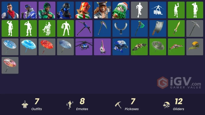 13369[PC/PSN/XBOX] [PC/XBOX]Lina Scorch|Carbon Commando|Blue Striker|Prodigy|Holiday Boxy|Winterfest Bushranger|Carbon Pack|Blue Shift|Tabulator