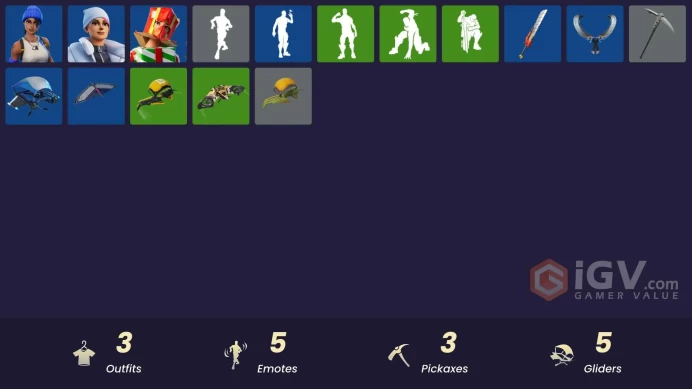 A372[PC/PSN/XBOX]Blue Team Leader|Holiday Boxy|Blizzard Bomber|Mountaineer's Must-Haves|Lunar Hyperjet|Turbo Ball!|Kata-Pack