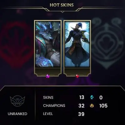 EUNE Christmas prices Hanld leveled Smurf account