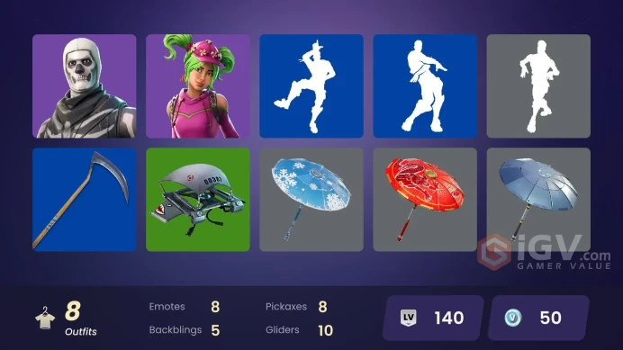 [PC/XBOX] 7 skins | Og Skull Trooper | Carbide | Mission Specialist | Battlehawk | Teknique | Rust Lord | Zoey | Goodie Bag | Astro | 50 VB