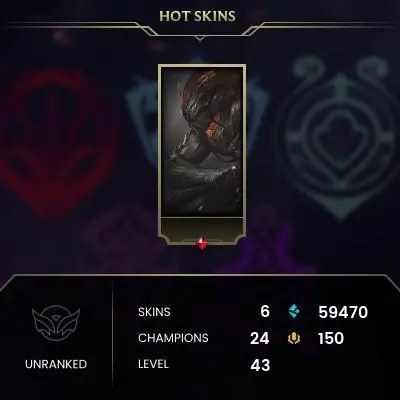 [EUW] SEASON 16 Unranked - S15 EMERALD 4 - 60K Be - Honor 5  - Instant Delivery