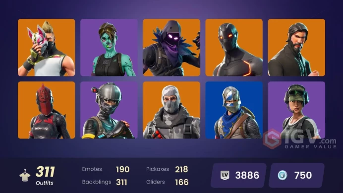 ULTRA STAKED + 311 SKINS + ROYALE KNIGHT + THE REAPER + TAKE THE L + ANIME SKINS  + STARFIRE + MRSAVAGE + ICESPICE + BONES + 217 PICKAXES 