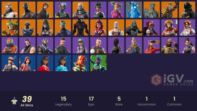 38 SKINS + THE REAPER + TAKE THE L + OMEGA (STAGE 5) + HAVOC + ROGUE AGENT + TRAILBLAZER + VERVE + ALPINE ACE (CAN) + CARBIDE