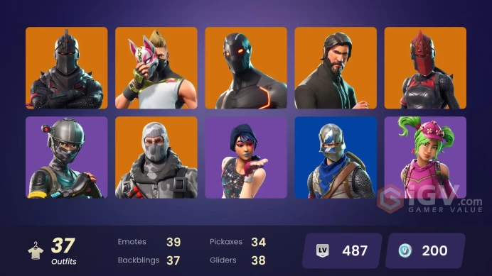 FA - [XBOX/PC] 28 skins | The Reaper | Blue Squire | Royale Knight | Elite Agent | Blue Team Leader | Rogue Agent | Drift | Dark Voyager | 