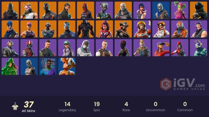 FA - [XBOX/PC] 28 skins | The Reaper | Blue Squire | Royale Knight | Elite Agent | Blue Team Leader | Rogue Agent | Drift | Dark Voyager | 